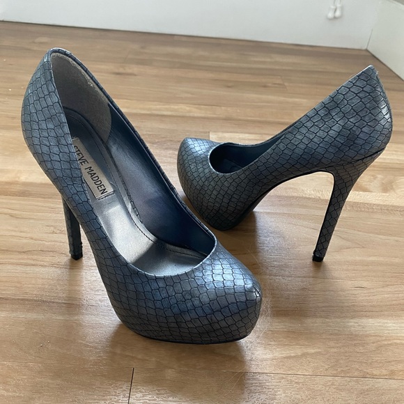 Steve Madden Nala Platform Snake pattern heels - Picture 1 of 4